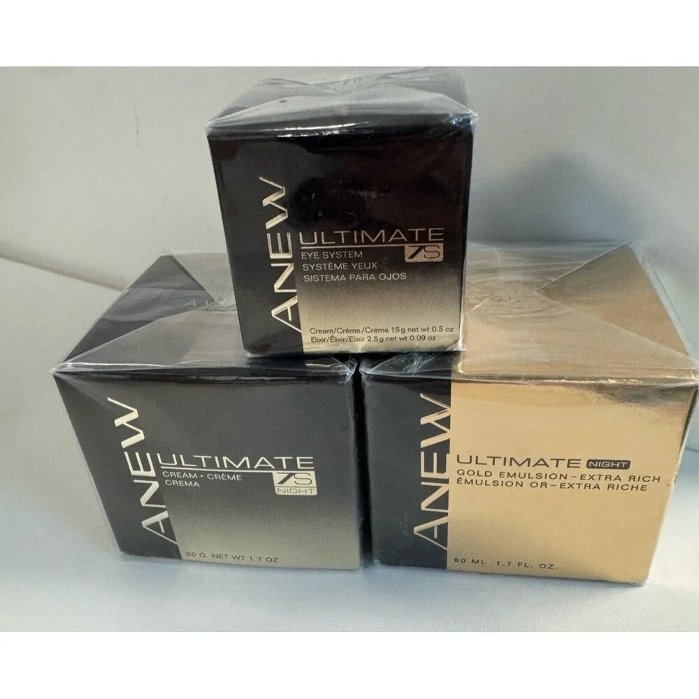 Avon Anew Ultimate Multi-Performance Eye System, Cream, Gold Emulsion Night (3)